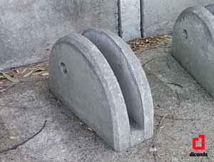 Bicicleteros de hormigón